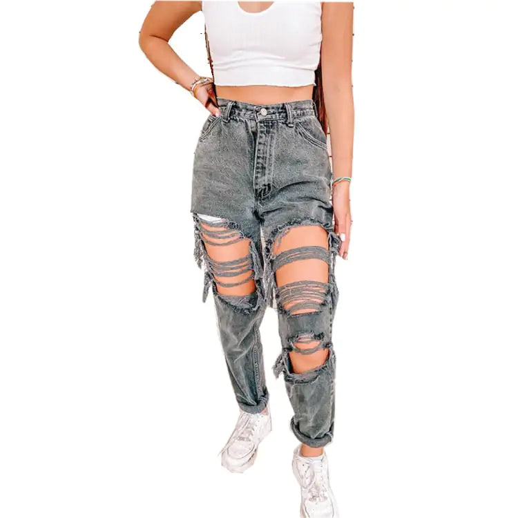 Ladies Ripped Jeans for Women