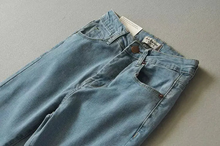 High-Waisted Stretch Skinny Jeans for Women