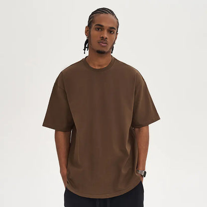 Crew Neck T-Shirt for Men Cotton