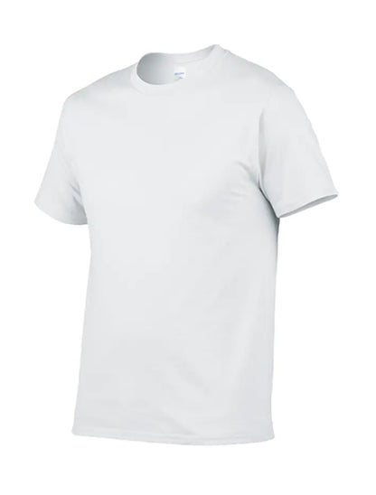 Cotton Crew Neck Logo T-Shirt for Men