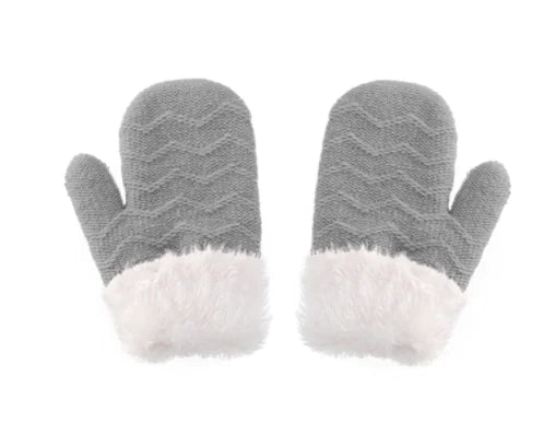 Warm Wool Children's Ear Guard and Gloves Set