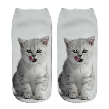 Cat Print Socks - Unique Design Socks