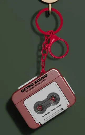 Cassette Recorder Music Key Chain
