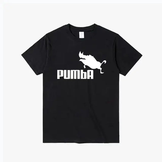 Cute Pumba Casual Cotton T-Shirt for Men and Women