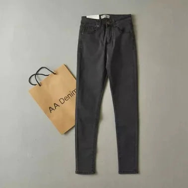 High-Waisted Stretch Skinny Jeans for Women