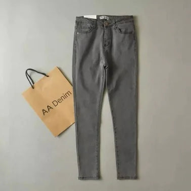 High-Waisted Stretch Skinny Jeans for Women