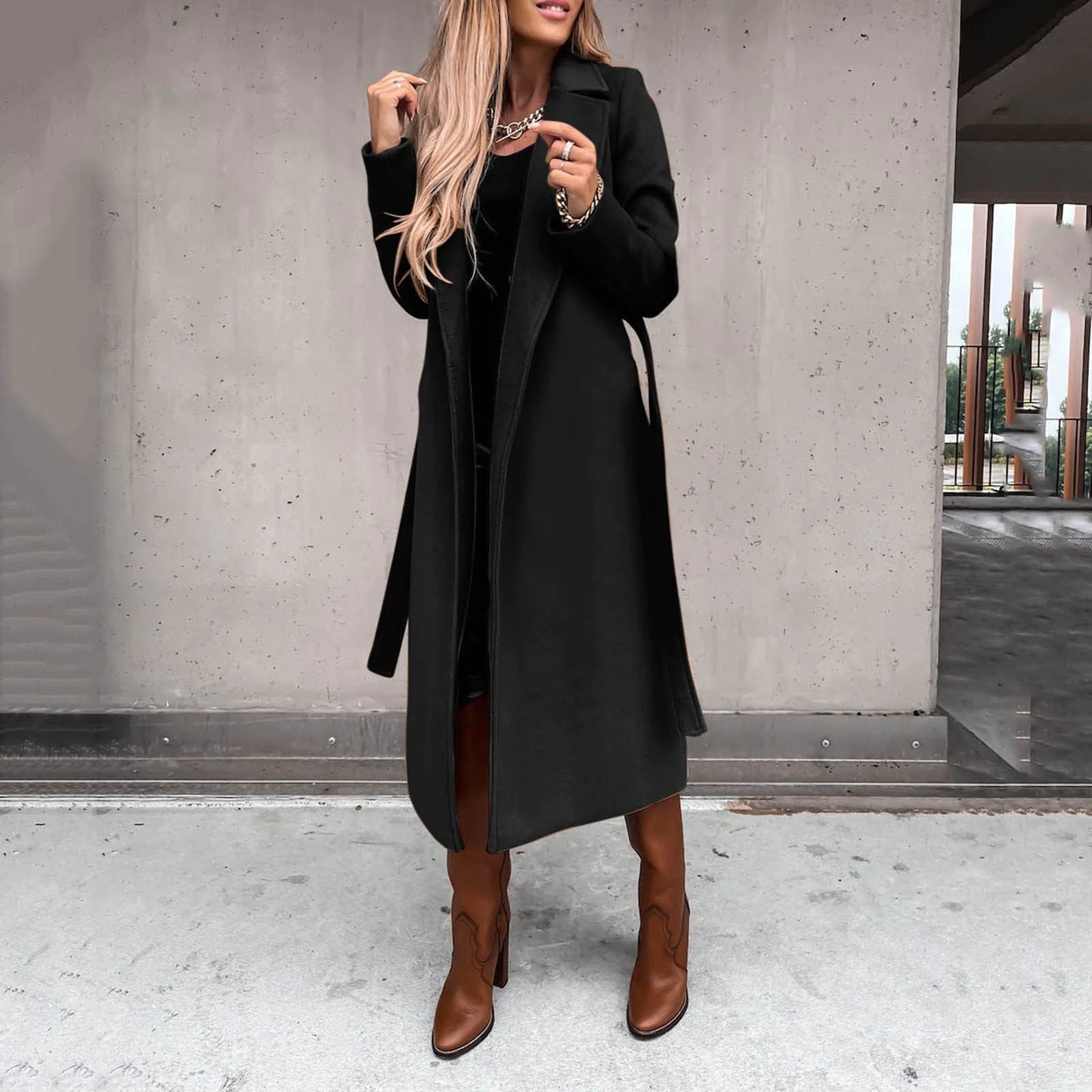 Women's Elegant Long Coat