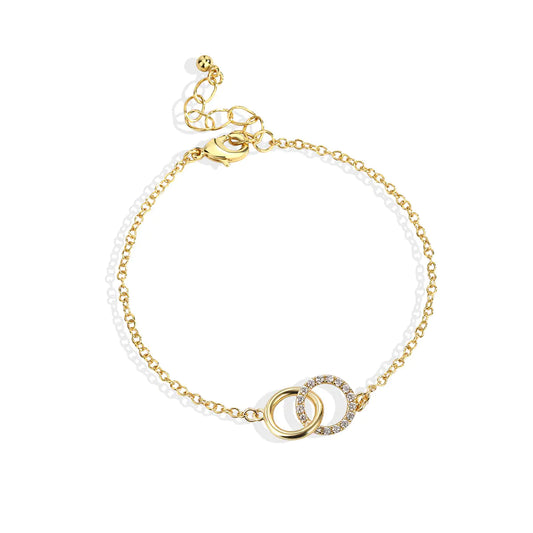 Genuine Gold Bracelet with Simple Copper Plating