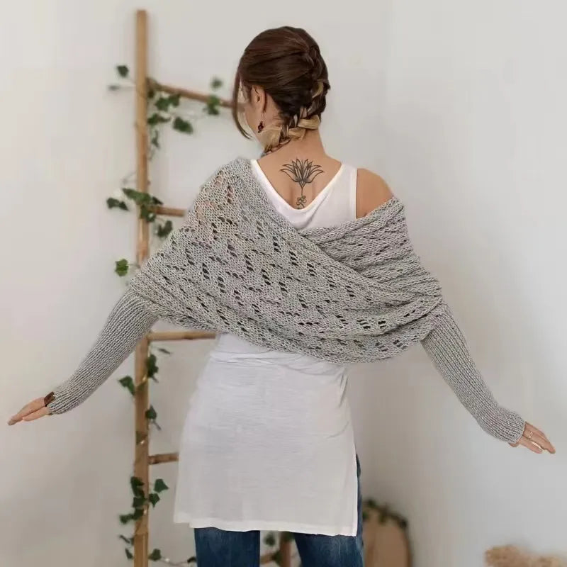 Autumn & Winter Knitted Shawl