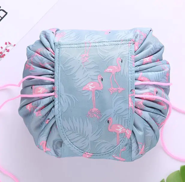 Drawstring Makeup Bag and Toiletry Organizer