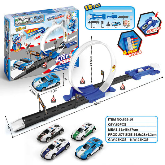Hot Wheels Track Launcher Toy Cars for Kids