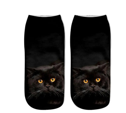 Cat Print Socks - Unique Design Socks