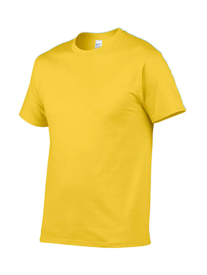 Cotton Crew Neck Logo T-Shirt for Men