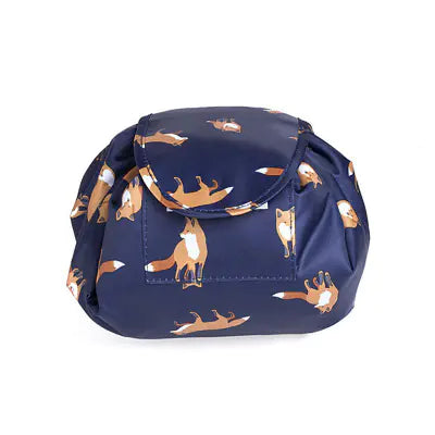 Drawstring Makeup Bag and Toiletry Organizer