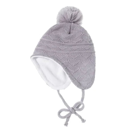 Warm Wool Children's Ear Guard and Gloves Set