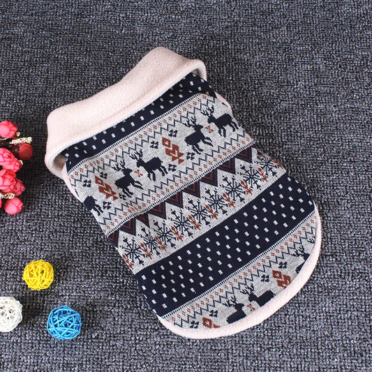 Dog Cotton Sweater for Christmas and Winter