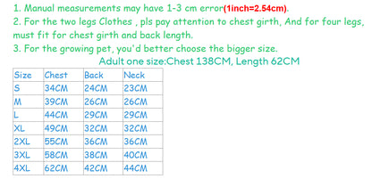 Matching Pet and Owner Parent-Child Outfits