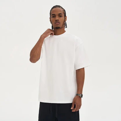 Crew Neck T-Shirt for Men Cotton